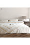 Natural Linen Jute Lace Single Duvet Cover Set (160X220) - 3