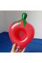 Strawberry Cup Holder Inflatable - Floating Drink Holder - Strawberry Cup Holder - Inflatable Sea Cup Holder - Inflatable Cup Holder with Strawberry Figure - 8