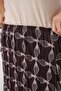 Women's Patterned Chiffon Brown Skirt - 7