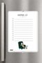 Shopping List - A5 - Magnetic - Pvc - Refrigerator Note Holder & Desktop - Summer Erase - Planner