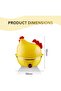 Hen-Shaped Yellow Egg Cooker, 7-Egg Capacity Electric Boiler, Fast & Compact for Hard, Soft, Medium Eggs - 6