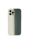 Apple iPhone 12 Pro Case Ebruli Launch Silicone - White-Gray