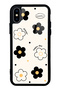 iPhone XS Max White Glossy Phone Case with Lucky Happy Day Design
