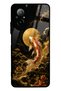 Realme 12 Lite Golden Koi Elegance Design Glossy Phone Case