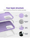 Silicone Case for iPhone 12/12 Pro 6.1" Soft Comfortable Grip Enhanced Protection | WIDGETS MATRIX - 3