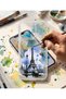 Samsung Galaxy M20 Compatible Paris 2 Design Transparent Case - 2