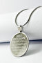Silver Color Double-Sided Ayetel Kürsi and Celcelütiye Engraved 60 cm Italian Chain Stainless Steel Necklace - 6