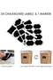 Home Care 15PCS Plastic Airtight Food Storage Container with Lids, Kitchen Storage & Organization for Cereal, Spaghetti, Flour and Sugar, BPA Free, Includes 24 Labels Clear - 3