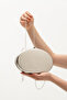 Women's Silver Metal Evening Dress Bag - 3