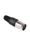 Adaptor conector XLR tată negru