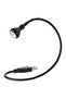 JANSJÖ LED USB lamp, black, 38 cm