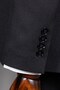 3 Button Red Vest Suit Dobby Black - 4