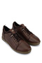 Men's Genuine Leather Brown Casual Shoes - 2