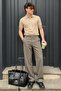 Men's Cotton Fashion Cream Polo Collar T-Shirt - 3