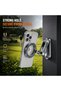 Double-sided Magnetic Phone Holder, Four-Axis Folding Stand, Aviation Aluminum Alloy Fitness Sports Phone Mount, Strong Magnetic Adjustable Grip for Gym - 4