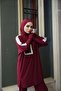 طقم رباعي - أحمر كلاريت - 4