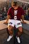 100% Cotton Oversize Men's T-Shirt Shorts Set Comfortable Fit Premium Streetwear Set - 4