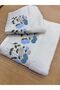Punch Embroidered Mother-Daughter Towel Set, Dowry Gift, Daily Towel - 2