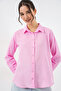 Women's Foil Patterned Shirt 1340 - Pink - 3