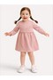 Girls Ruffle Waist Long Sleeve Dress