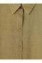 Ozmarka New Season Beige Women's 100% Linen Shirt - 6