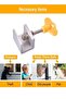 Window Locks, 6 Sets Adjustable Sliding Window Door Safety Locks with Key, Aluminum Window Locks Security Stoppers - 4