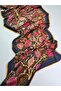 Motif Pattern Colorful Voile Silk Shawl Accessory Shoulder Shawl Foulard - 5
