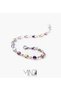 Rainbow Women's Bracelet, 925 Sterling Silver, Chain Bracelet, with Crystal, Handmade Adjustable Jewelry - 4