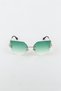93301 C5 62 Ekartman Frameless Women's Sunglasses Uv400 Protection Geometric Design Stylish Women's Glasses - 2