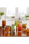 Drinking Glasses Set of 12 Glass Tumblers. 300ml Glasses and 200ml Glasses Set. Glass Cups with Straws.Cocktail, Juice, Whiskey , Small Size - 3