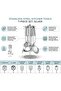 Stainless Steel Kitchen Tools 7-Piece Set, Silver, Multifunctional Stainless Steel Kitchenware with Holder Stand - 4