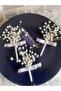 Bride Hair Accessory Groom Boutonniere Pearl Groom Collar - 6