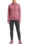 Women's Long Sleeve Finger Detail Stretch Fabric Fitness Tracksuit Top