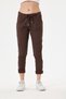 Women's Italian Style Lycra Trousers with Side Stripes and Lace-Up Waist, Sizes 38 - 46 - 4