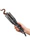 Hair Curler Automatic Rotating, 2-Way Curling Wand with Anti-Scald Guard & Tangle-Free Technology, 8 Heat Settings & Dual Voltage for