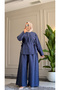 6339 - Stylish, Comfortable, Modal Soft Woven Fabric, Loose Women's Set with Waist Drawstring Detail - 3