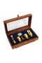 Imperial Collection Wooden Boxed Brass Binoculars Compass Hourglass Set Exclusive Sailor Themed Luxury Vip Gift Limited Edition - 7