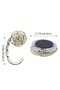 Foldable Bag Hanger Rose Design Table Edge Bag Holder Hanger Bracket Women's Bag Hook - 5