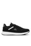 Comfortable Lace-Up Running Shoes Black and White Men's Sports Shoes