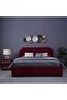 ANDROMEDA HEADBOARD VELVET MAROON L-200 : H-125 CM - 6
