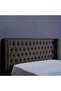 NEPTUNE HEADBOARD CHANEL LIGHT BROWN L-140 : H-125 CM - 2