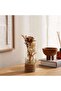 Nexun Flower Bouquet with Glass Jar - 7x13x25cm - Natural