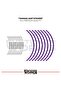 Yamaha Wheel Sticker Set High Quality 16-Piece Wheel Set Yamaha Compatible - 3