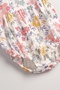 Muslin Fabric 100% Cotton Baby and Children Bodysuit (Floral) - 3
