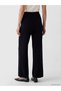 Esvab • Modern & Distinctive Wide-Leg Women's Knitwear Pants with Waist Cord - 4