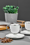 Zenora 2-Person 90 ml Porcelain Coffee Cup Set Ckr4527 - 5