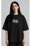 Gojira Oversize Black Black T-Shirt Front and Back Printed Unisex Metal Band T-Shirt
