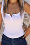 White Snap-Strap Tank Top - 4