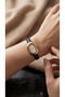 Classic Women's Watch Gold Color Oval Case Black Leather Band Vintage Watch |   Old Money Luxury Roman Numeral Elegant Stylish Women's Wristwatch 2026 - 3