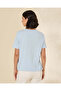 Women Blue Printed T-Shirt - 3